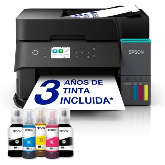Impresora Inyeccion de tinta Wi-Fi Epson EcoTank ET-3950 multifuncion A4 duplex