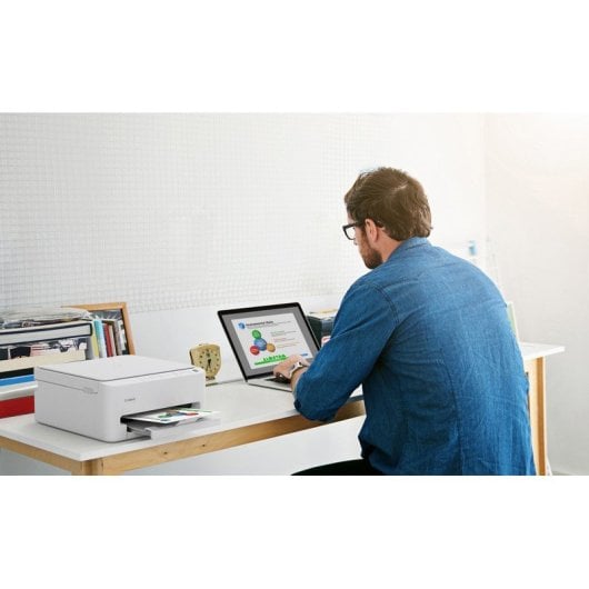 Impresora Inyección de tinta Wi-Fi Canon PIXMA TS4150i Multifunción Blanco