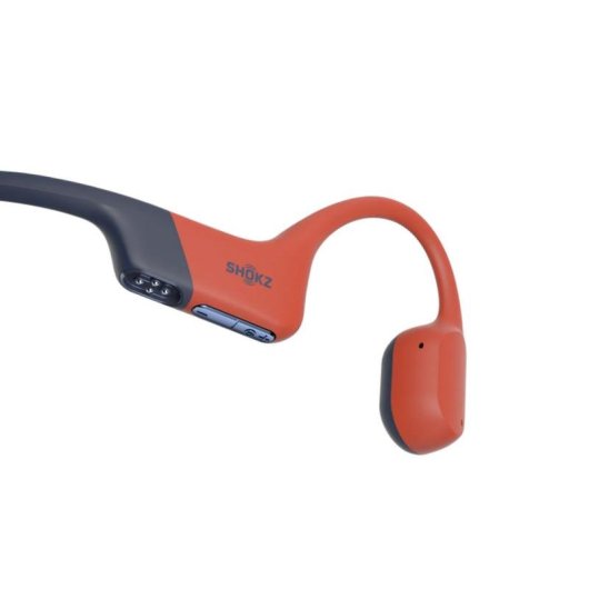 Auricolari Shokz OpenSwim Pro wireless Bluetooth 5.4 resistenti all'acqua rossi
