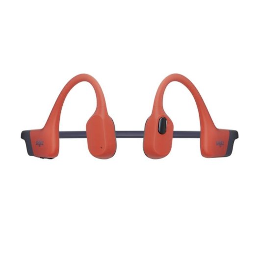 Auricolari Shokz OpenSwim Pro wireless Bluetooth 5.4 resistenti all'acqua rossi