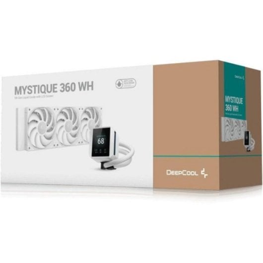 Refrigeración Líquida DeepCool Mystique 360 WH 360mm 3 Ventiladores LCD Blanco