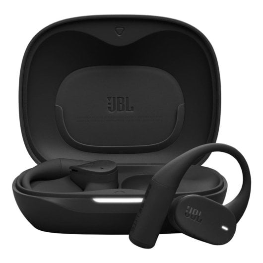 Auriculares JBL inalámbricos Bluetooth con micrófono IP54 y diseño gancho negro