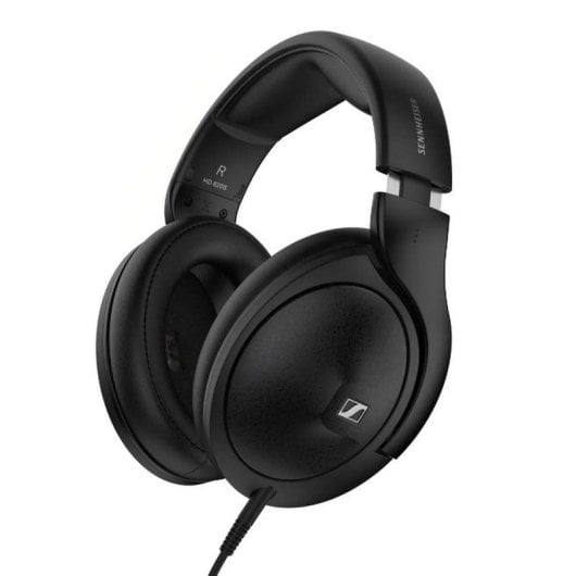 Auriculares Sennheiser con cable, circumaurales, color negro, sin cancelación de ruido