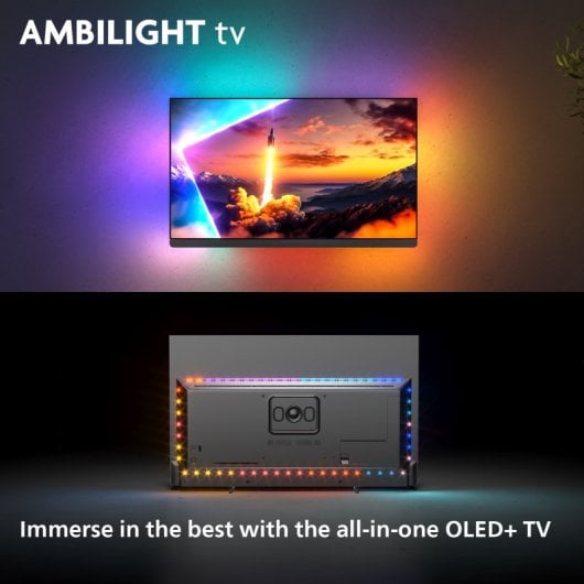 TV Philips OLED 65OLED910 65" 4K Smart TV Ambilight Son Dolby Atmos Metallic
