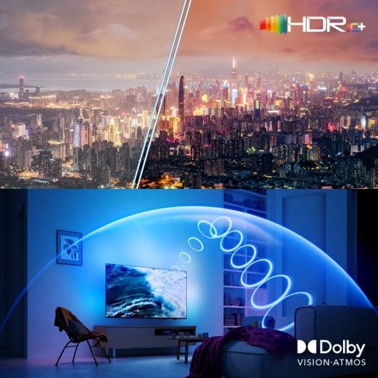TV Philips OLED 65OLED910 65" 4K Smart TV Ambilight Son Dolby Atmos Metallic