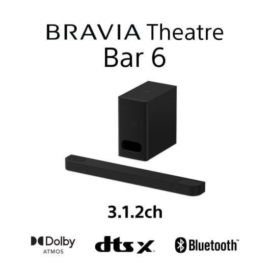 Barre de son Sony HT-B600 Bluetooth 350 W Dolby Atmos Subwoofer sans fil noir