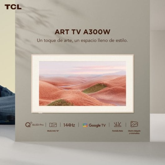 TV TCL QLED 75A300W 75" 4K Smart TV Blanc Dolby Vision WiFi