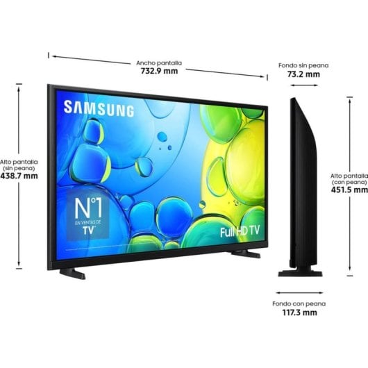 Samsung LED TU32F6005FKXXC 32" Full HD Smart TV Tizen HDR10