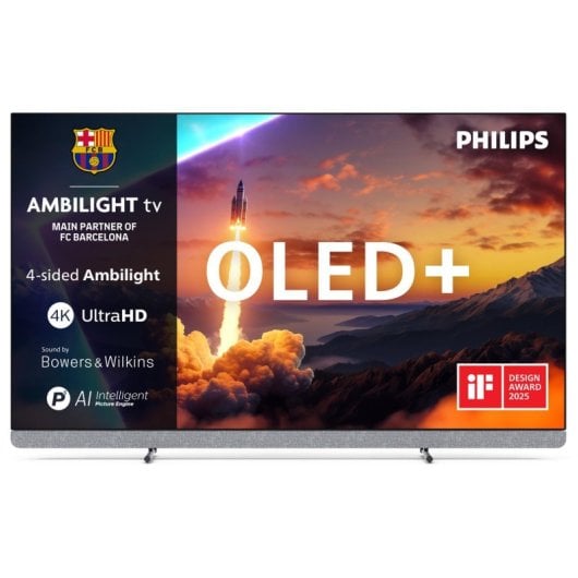 TV Philips OLED 55OLED850 55" 4K Ultra HD Ambilight Smart TV Dolby Vision DTS:X Wi-Fi 6 Gaming