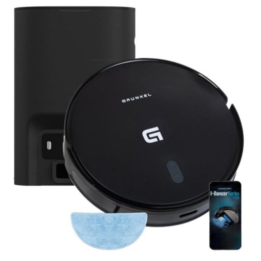 Robot Aspirador com Autovaciado, Navegação Laser 3000Pa, WiFi, Compatível com Alexa e Google Assistant