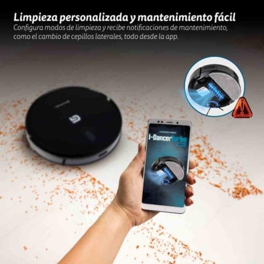 Robot Aspirador com Autovaciado, Navegação Laser 3000Pa, WiFi, Compatível com Alexa e Google Assistant