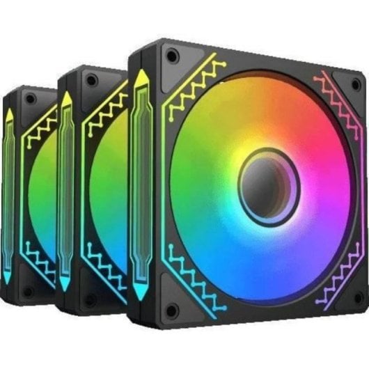 Ventilador suplementario XIGMATEK Starz Pro 120 mm 1200RPM con A-RGB Pack 3 unidades