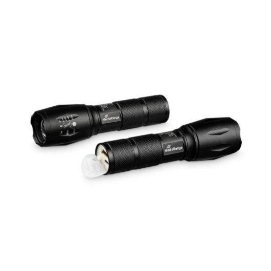 Linterna LED MediaRange MR735 Black 1800 mAh 250 lm Aluminio USB