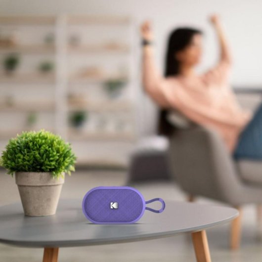 Altavoces Kodak Portátiles Bluetooth 6W resistentes al agua con TWS y manos libres
