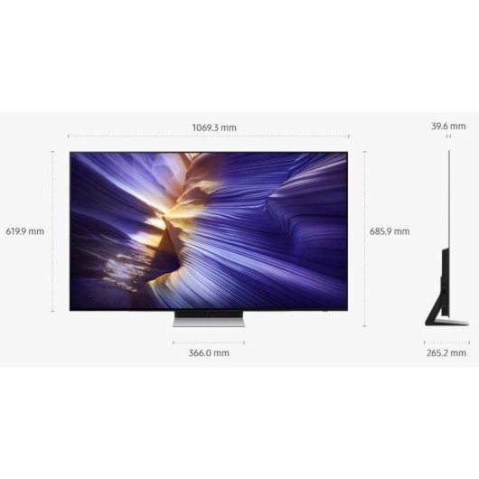 TV Samsung OLED QE48S90FAEXXH 48" 4K UltraHD 100Hz Smart TV Tizen HDR10+ Dolby Atmos