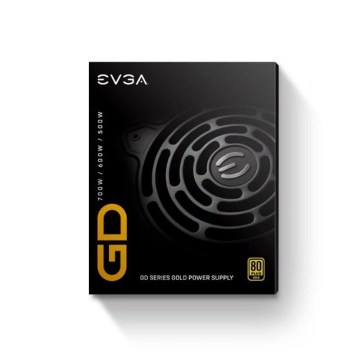 Alimentation EVGA 700W 80+ Gold 700 GD refroidissement actif non modulaire noire