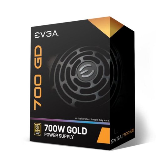 Alimentation EVGA 700W 80+ Gold 700 GD refroidissement actif non modulaire noire
