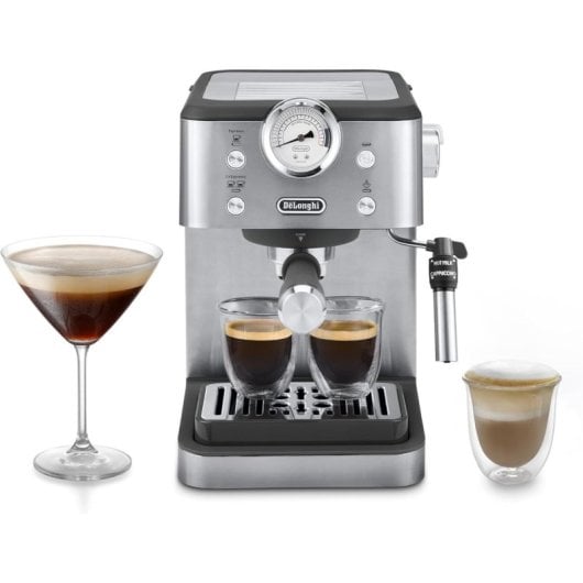Cafetera Espresso Semi-automática DeLonghi Linea Classic 1,7 L 15 bares acero inoxidable con vaporizador