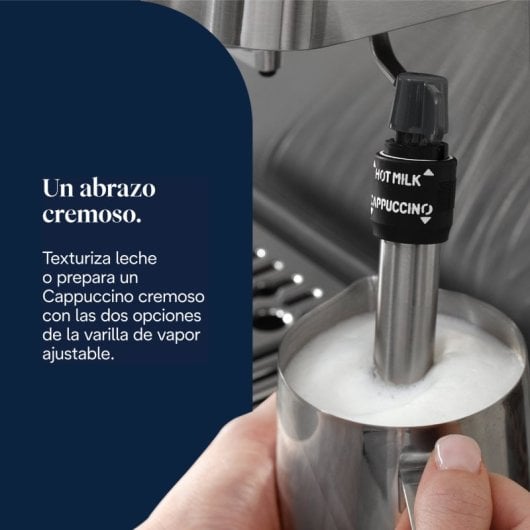 Cafetera Espresso Semi-automática DeLonghi Linea Classic 1,7 L 15 bares acero inoxidable con vaporizador