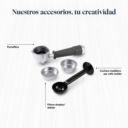 Cafetera Espresso Semi-automática DeLonghi Linea Classic 1,7 L 15 bares acero inoxidable con vaporizador