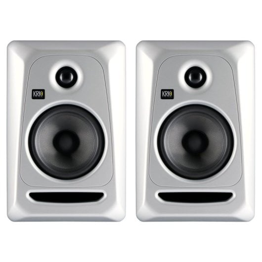 KRK CLASSIC 5 SILVER BLACK 5 Aktiver Nahfeld-Studiomonitor (2er-Pack)