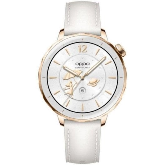OPPO Watch X2 Mini WiFi Bluetooth GPS NFC 43mm AMOLED Oro Correa Bianca Unica 5ATM IP68