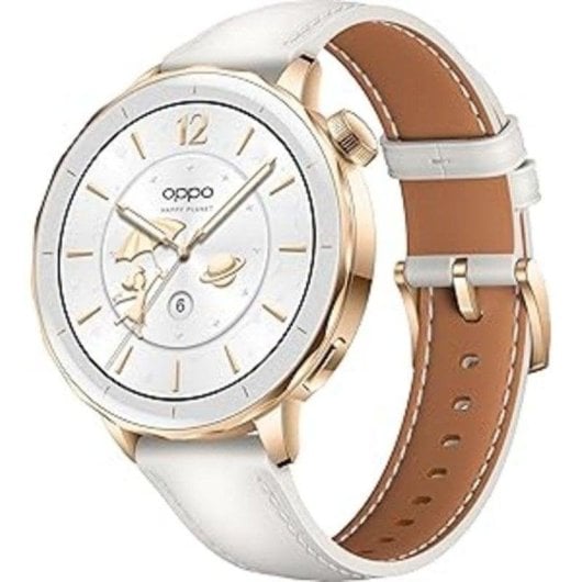 OPPO Watch X2 Mini WiFi Bluetooth GPS NFC 43mm AMOLED Oro Correa Bianca Unica 5ATM IP68