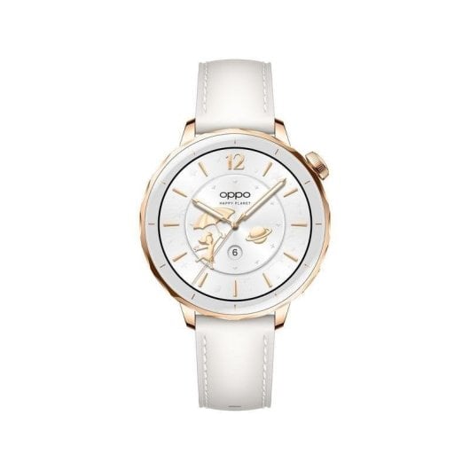 OPPO Watch X2 Mini WiFi Bluetooth GPS NFC 43mm AMOLED Oro Correa Bianca Unica 5ATM IP68