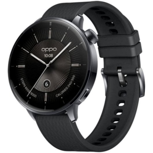 Montre Connectée OPPO Watch X2 Mini Bluetooth NFC GPS 43,2mm AMOLED Or Glimmer Correa Blanche M Résistance à l’Eau 5ATM+IP68 SpO2 Cardio Sommeil