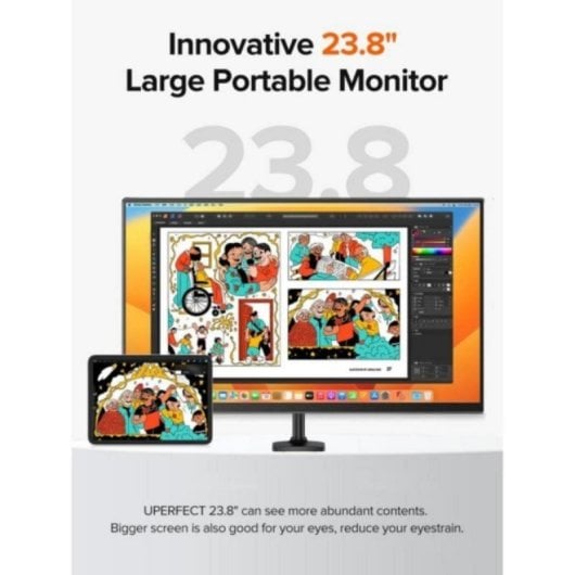 Monitor PcComponentes 23.8" Full HD 120Hz IPS FreeSync HDR USB-C HDMI VESA