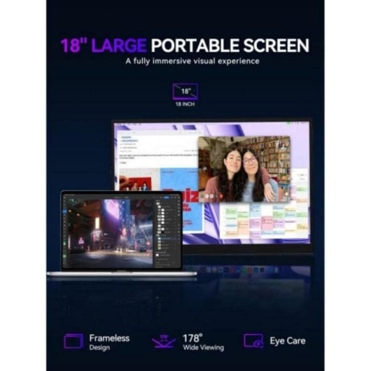 Uperfect UP182144 18" IPS Mate WQXGA 144Hz FreeSync