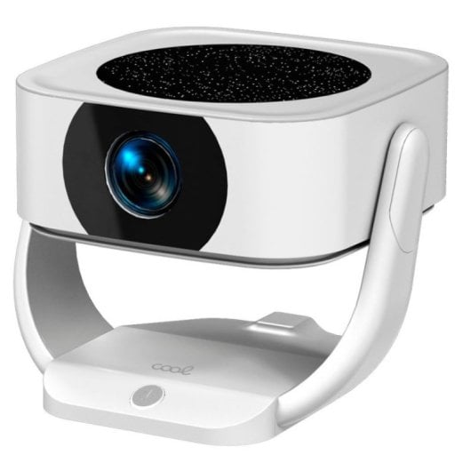 COOL Onix HD-Projektor, weiß, 200 Lumen, 200 Zoll, LED-LCD, Smart-TV, WLAN, tragbar