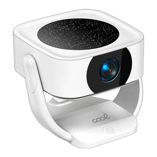COOL Onix HD-Projektor, weiß, 200 Lumen, 200 Zoll, LED-LCD, Smart-TV, WLAN, tragbar