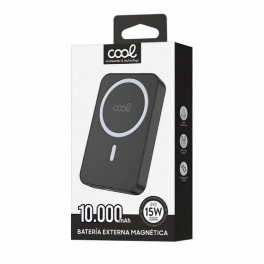 Externe Magnetische Qi Powerbank COOL 10000 mAh USB-C 20W Wireless 15W CE/RohS