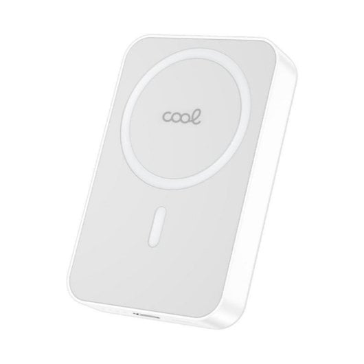 Bateria externa COOL 10000 mAh magnetica carga inalambrica Qi USB-C PD 20W 15W ligera