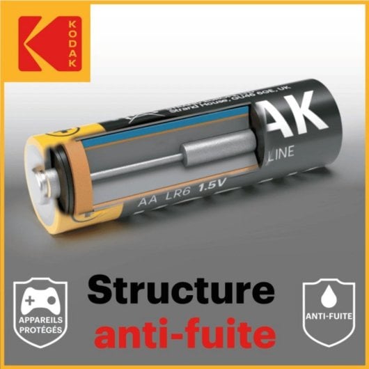 Pilas Alcalinas Kodak Xtralife AA (LR6) 1,5V Pack 60 Unidades