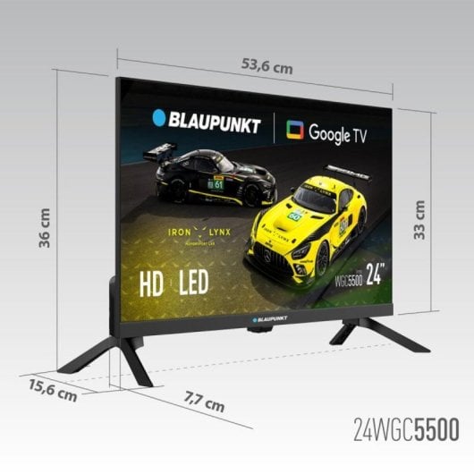 Blaupunkt 24WGC5500S Smart TV 24" 1366x768 HD Ready Google TV Bluetooth Wi-Fi HDMI USB