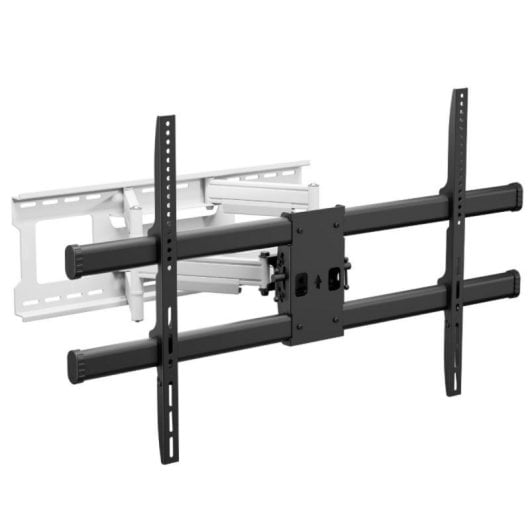 Soporte TV Pared Inclinable y Giratorio ONKRON M10-BW para 42-120 pulgadas/VESA 200x100-1000x600 mm/Hasta 100 kg/Negro y