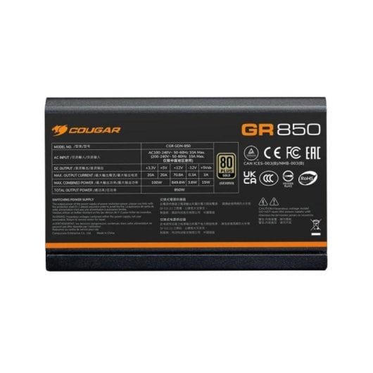Cougar CGR GDN-750 Fonte de Alimentação ATX 3.1 Modular 750W 80 PLUS Gold Preta