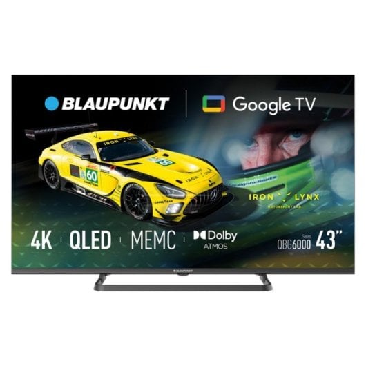 Blaupunkt 43QBG6000S Smart TV QLED 43" 4K Google TV Dolby Audio Chromecast