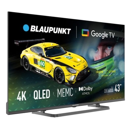 Blaupunkt 43QBG6000S Smart TV QLED 43" 4K Google TV Dolby Audio Chromecast