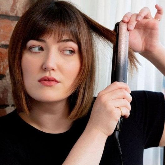 Prancha de Cabelo Cerâmica Remington S5305 230ºC 5 Definições Desligamento Automático Bege