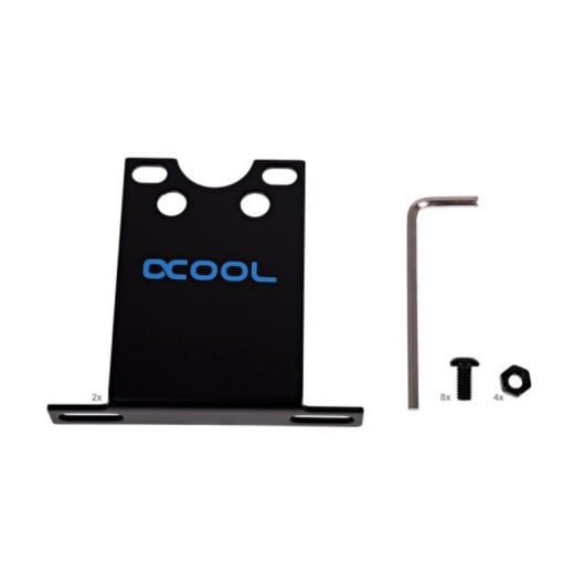 Refrigeración Líquida Alphacool Eisbecher D5 VPP755 Depósito 324mm 4 Pin PWM 0,36L Negro