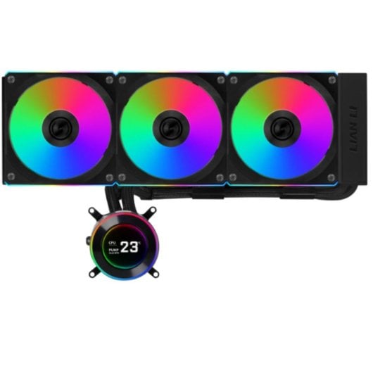 Refrigerazione Liquida LIAN LI Hydroshift II 360R 360mm 3 Ventole LCD RGB Nero