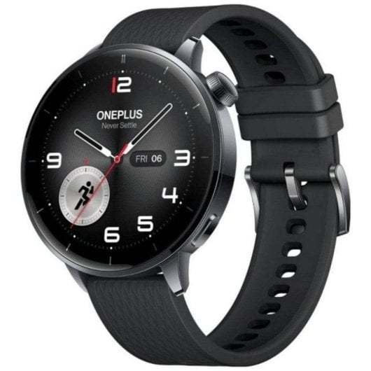OnePlus Watch 3 Bluetooth GPS NFC 43mm AMOLED Preto M Resistência Água 5ATM+IP68