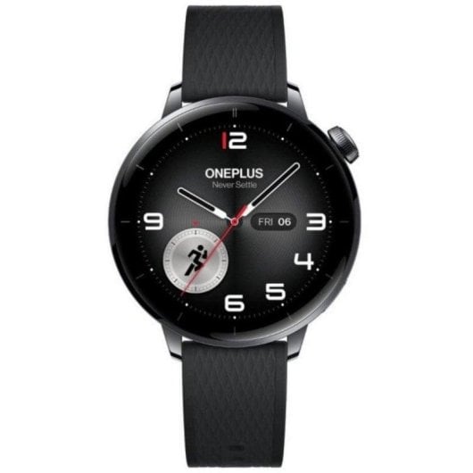 OnePlus Watch 3 Bluetooth GPS NFC 43mm AMOLED Preto M Resistência Água 5ATM+IP68