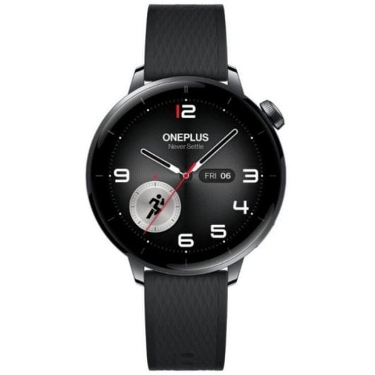 Smartwatch OnePlus Watch 3 GPS NFC 43mm AMOLED Nero Cassa Acciaio Inox Cinturino Nero M Resistenza Acqua 5ATM IP68 SpO2 Cardio