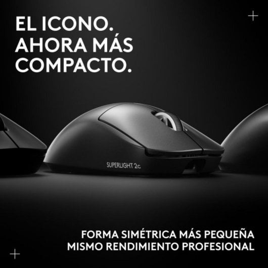Souris Logitech PRO X SUPERLIGHT 2c Sans fil 44000 DPI Noir USB-C 5 boutons