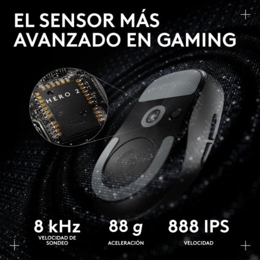 Souris Logitech PRO X SUPERLIGHT 2c Sans fil 44000 DPI Noir USB-C 5 boutons