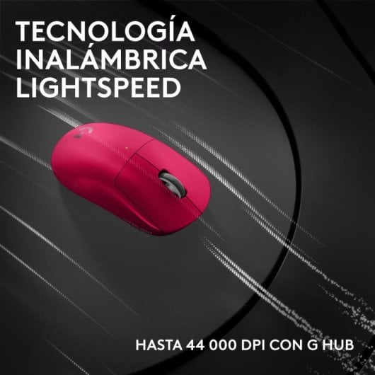Souris Logitech G PRO X SUPERLIGHT 2c Sans Fil 44000 DPI Rose 5 Boutons USB-C Ambidextre